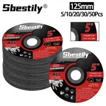 5/10/20/30/50 pz/set 125mm 5 pollici Ruote da taglio Disco da taglio ultra sottile Disco da taglio in metallo e acciaio inossidabile per smerigliatrice angolare
