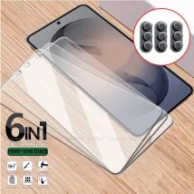 6-in-1 For Samsung S26 Plus Glass Samsung S26 Tempered Glass 9H Clear Cover Screen Protector Samsung Galaxy S26 Ultra Lens Glass