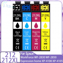 212 212XL T212 Tintenpatrone 212XL 212 kompatibel für Epson Workforce WF-2830 WF-2850 Expression Home XP-4100 XP-4105 Drucker