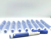 Adjustable Rotating Press Injection Pen Set of 10 Disposable Magic Pens and Beauty Pens