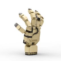 Build moc Film Wednesday Hand Dinge Brick headzs addamedss-familyss Bausteine für Horror Monster Ziegel Kinder Halloween Spielzeug