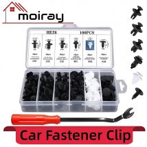 50/100PCS Auto Fastener Clip Kit Fender Niet Clips Auto Körper Push Retainer Pin Niet Stoßstange Tür Trim panel Retainer Auto Clips