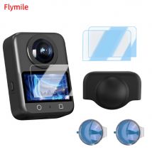 Displayschutzfolie für DJI Osmo 360, Bildschirmglas-Schutzfolie, kratzfest, Objektivschutz, Kappe, Schutz-Set, Kameraobjektiv-Zubehör