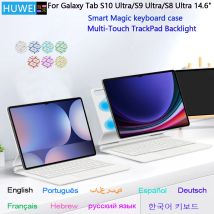 Magische Tastaturhülle für Samsung Galaxy Tab S10 Ultra 14,6 Zoll SM-X920 X926 S8 Ultra S9 Ultra 14,6 Zoll Smart Multi-Touch-Hintergrundbeleuchtung