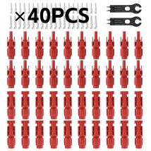 XIONGISOLAR Heißes Produkt TÜV Genehmigt IP68 DC Solar Red Connector 1000V30A Panel Connector Connectors für PV/MC Kabel 2,5/4/6mm2