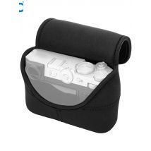 JJC Camera Case Pouch Bag for Fujifilm GFX100RF Soft Black Portable Carrying Case for Fujifilm GFX100RF