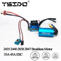 Ysido 2435 2440 2838 2847 bürstenloser Motor 35a 45a esc für wltoys 124016 remo hobby xlh timaya redcat 1/12 1/14 1/16 rc bootauto