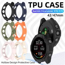Silicone Case for Garmin Venu 4 41mm 45mm, Flexible Soft TPU Protective Bumper Case Cover for Venu4 Protector Accessories