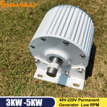 Polnisches Lager, dreiphasiger Permanentmagnetgenerator mit niedriger Geschwindigkeit, 10 kW, 48 V, 96 V, 110 V, 220 V, für Windkraft und Wasserschutz