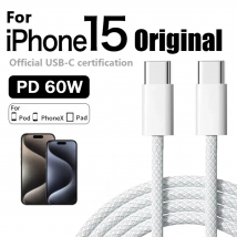 Oryginalna szybka ładowarka PD 60W 6A USB C do Type C Kabel do Apple iPhone 16 17 Pro MAX Szybkie ładowanie do Samsung S24 Xiaomi Kabel