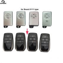 Modifizierte Smart Remote Key Shell für Toyota Previa Reiz Rav4 (Board 0111) aktualisierte Smart Key Blanks mit Not schlüssel blatt