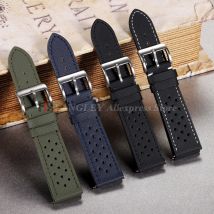 Premium Nylon Sailcloth Watch Strap 18mm 20mm 22mm for Seiko Rally Racing Watch Band Quick Release Breathable Watchband for Men