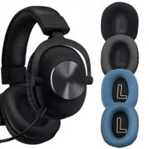 Ohrpolster für Logitech G Pro X Headset Kopfhörer Ersatz-Ohrpolster Leder Ohrenschützer Ohrabdeckung Ohrmuscheln