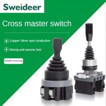 Monolever-Kippschalter, Zwei-Wege-Vier-Wege-Selbstverriegelnder Schalter, Momentaner Schalter 22MM30MM 201/402 Master-Joystick-Wippschalter