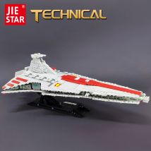 67106 JIESTAR zaawansowany technologicznie Moc Venator atakujący krążownik myśliwiec niszczyciel cegła techniczny model budynku gwiazda bloki statek kosmiczny zabawki