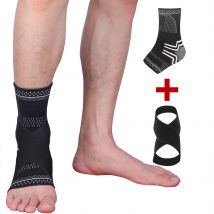 1pc Druck bandage Knöchel stütze Sporthalle Badminton Knöchel orthese Schutz verstellbare Träger Bogen Fuß stabilisator