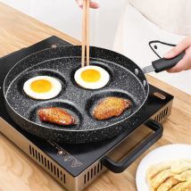 Frühstücksbratpfanne, Antihaft-Pfannkuchenpfanne, Pfanne mit flachem Boden, Bratpfanne, geeignet für Gasherde und Induktionsherde