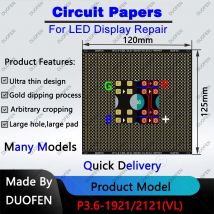 P3.6X series Circuit Paper，Double-sided solder pads, fully covered with large holes ,Used for repairing damaged PCB pads