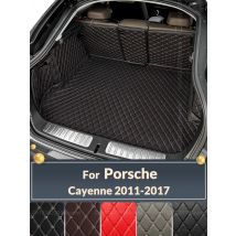Car trunk mat for Porsche Cayenne 2011 2012 2013 2014 2015 2016 2017 cargo liner carpet interior accessories cover