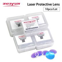 10 sztuk soczewka lasera okna ochronne 37x7 27.9x4.1 dla Raytools Precitec WSX światłowód potężna głowica maszyny do cięcia część narzędzie 1064nm