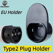 Supporto per Presa di Ricarica Tipo 2 per Veicoli Elettrici Kolanky, Accessori per Presa a Muro IEC 62196-2