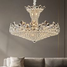 Licht Luxus italienischen Kristall Wohnzimmer Kronleuchter Designer luxuriöse Atmosphäre Restaurant Lampe Hauptschlafzimmer Kronleuchter