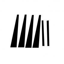 For Volkswagen Passat B6 B7 2006-2015 2007 2008 2009 Bright Black Carbon Fibre Window Door B C Sticker