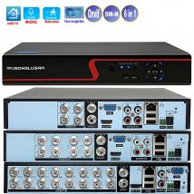 Xmeye inteligentny Dvr Nvr 4/8/16 kanałów 5MP-N 1080P rejestrator do nadzoru wideo Audio nad koncentrycznym wykrywaniem ruchu dla kamer CCTV