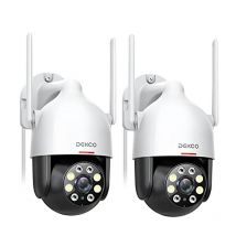 DEKCO 2/3/4 pezzi PTZ 3MP WiFi Telecamera esterna Wireless Security Dome Camera Motion Detection Audio bidirezionale Visione notturna CCTV Cam