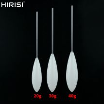 Hirisi 5-teiliges 20 g/30 g/40 g Angelposen-Set nach oben, Bobber, langsam sinkende Assist oder schwimmendes Wasser-Angelgerät