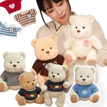 Neue 23 cm kawaii Gefüllte Plüsch Pullover Gemeinsame Bär Tiere Weiche Puppen Baby Lustige Haustier Mädchen Jungen Geburtstag Geschenke Dekor