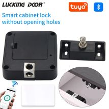 Tuya verstecktes Schrankschloss, RFID-Schublade, unsichtbares elektronisches Schloss, App-Entsperrung für kontaktlosen Schrank, Holzschublade, Schrank, Werkzeugkasten