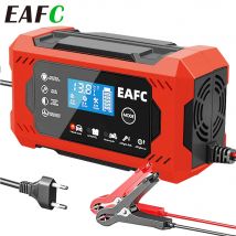 EAFC caricabatteria intelligente per auto 12V 6A dispositivo di ricarica della batteria per auto e