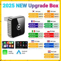 Wireless CarPlay Android 2025 Nuovo Smart Auto Adattatore Hassle-Free Plug & Play Stabile BT WiFi Connect OTA Aggiornabile Misura 99% di Veicolo