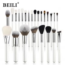 BEILI Make-up-Pinsel-Set, 24–42 Stück, mit Griff auf Wasserbasis, für Puder, Foundation, Rouge, Augenbrauen, Lidschatten, Kosmetik-Set