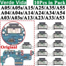 10 stücke Original USB Lade Port Stecker für Samsung A05 A05S A15 A25 A35 A55 A13 4G A04 A04S a14 A23 A33 A24 A34 A54 A53 5G