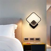 Nacht LED Wand Lampe Runde Quadratische Licht Wohnzimmer Schlafzimmer Studie Flur Eingangsbereich Wohnkultur Wandleuchter Led Beleuchtung Glanz