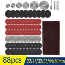 67/88Pcs Mini Kreissäge Klinge Elektrische Schleifen Trennscheibe Dreh Werkzeug für Dremel Metall Cutter Power Tool Holz trennscheibe