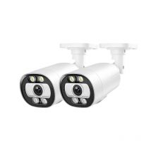 MISECU UHD 8MP 4K Outdoor POE IP Camera AI Smart H.265 Two Way Communication Color Night Vision Home Record Surveillance Camera