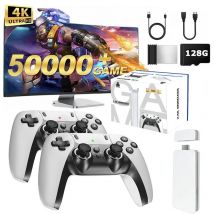 4K TV Game Stick M15 Console per videogiochi Built-in 40000+/50000 giochi 128G Lettore di giochi portatile Controller wireless Gamepad retrò