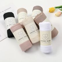 Herbst Neue Zerknitterte Schal für Frauen Mädchen Solide Schals Weiche Baumwolle Pashmina Schal Foulard Viskose Winter Warme Wrap Schals