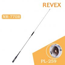 Supporto di PL-259 dell'antenna del cellulare/stazione dell'autoradio NL 770R di guadagno alto VHF/UHF 144/430MHz 3.0/5.5 dBi della banda doppia di REVEX NR-770R