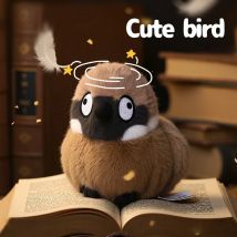 11 cm große Cartoon-lustige Vogel-Serie, Plüschtiere, weiche, niedliche Dschungel-Spatz-Kuscheltiere, perfektes Geburtstagsgeschenk für Kinder, Mädchen oder Jungen