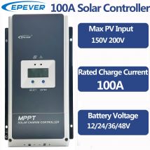 EPEVER 100A MPPT Regolatore di carica solare Ingresso fotovoltaico massimo 200 V 150 V Identificazione automatica 12 24 36 48 V