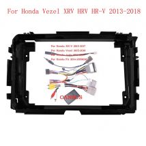 9 Inch Car Frame Fascia Adapter Canbus Box Decoder For Honda Vezel XRV HRV HR-V 2013-2018 Android Radio Dash Fitting Panel Kit