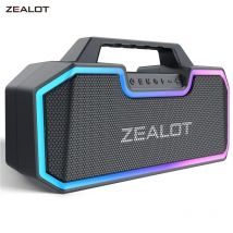ZEALOT-S57 Altavoz Bluetooth portátil Altavoz Bluetooth de 60 W con sonido estéreo, caja de sonido de alta potencia, para fiesta, al aire libre