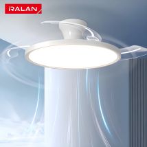 Unsichtbarer Deckenventilator mit Lampen, IRALAN-Schlafzimmerlampen, Wohnzimmerbeleuchtung, Arbeitszimmer, LED und minimalistische Haushalts-Pendelleuchte