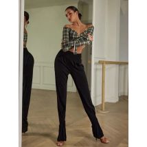 Ballroom Latin Dance Pants  Women ZYM High Waist Dance Trousers Adjustable Leg Shape ZYMdancestyle Energy Canned Pants #2138