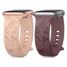 Für Apple Watch Band 44 mm 45 mm 49 mm 42 mm 41 mm 38 40 mm Graviertes Silikonarmband Correa Serie 10 8 9 7 SE 6 5 4 Ultra 3 2 Armband