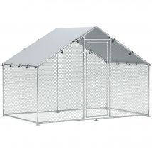 PawHut Gallinero para Exterior con Cubierta Anti-UV e Impermeable